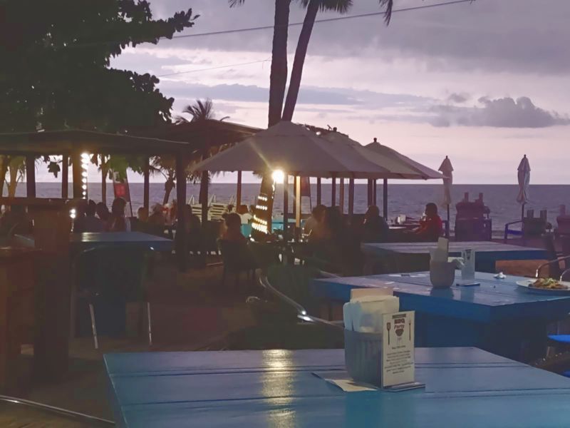 sunset at front loop